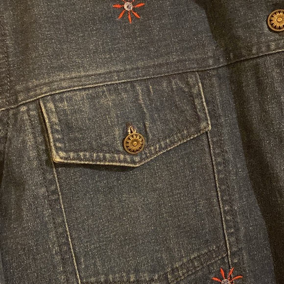 Alfred Dunner embroidered jean jacket size 14 - Picture 4 of 7